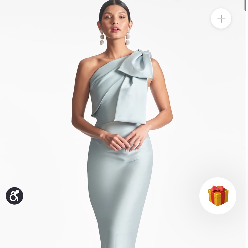NWT Sachin and Babi Bonnie dress in ash blue size 8